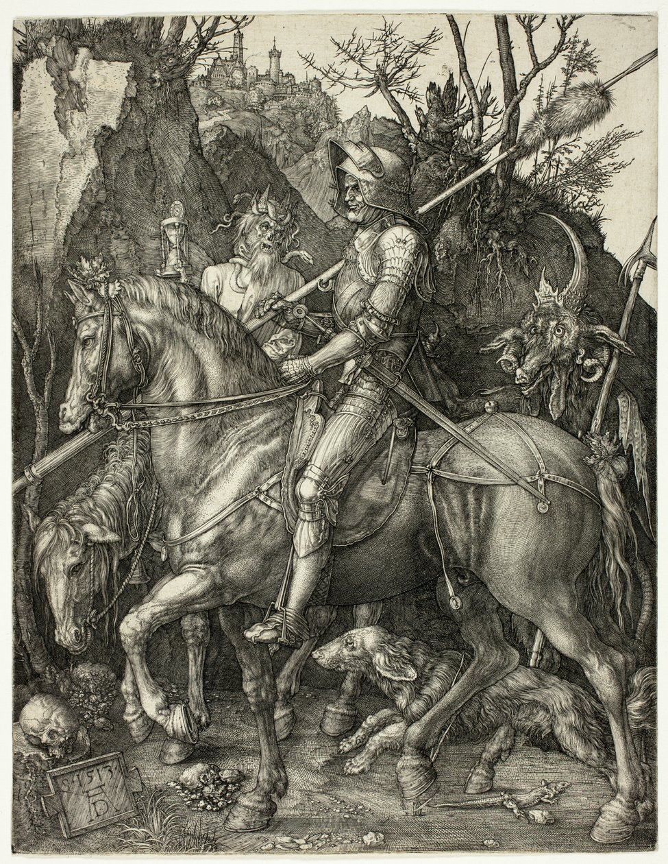 Rytíř, Smrt a Ďábel od Albrecht Dürer