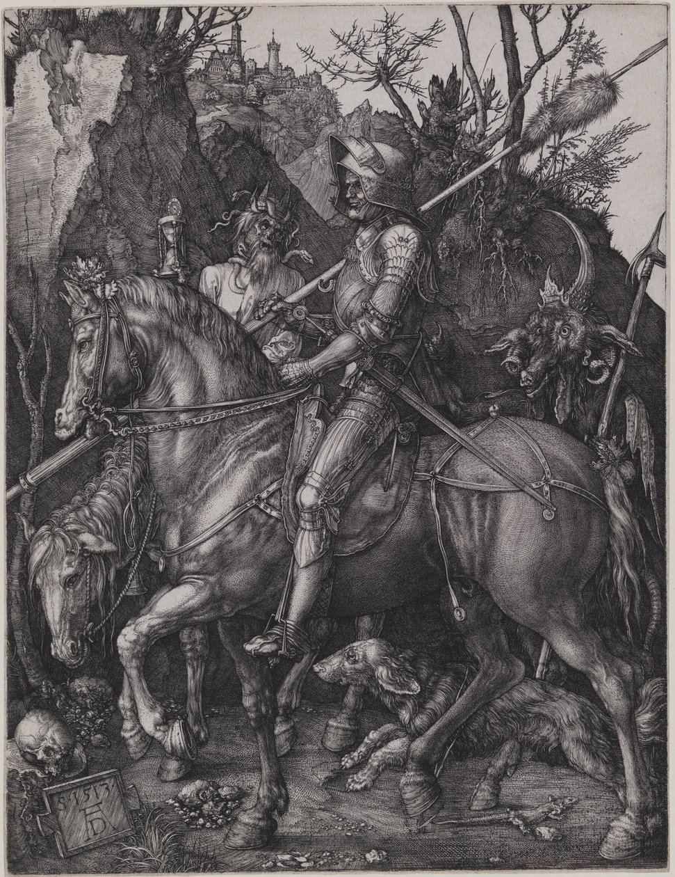 Rytíř, Smrt a Ďábel od Albrecht Dürer