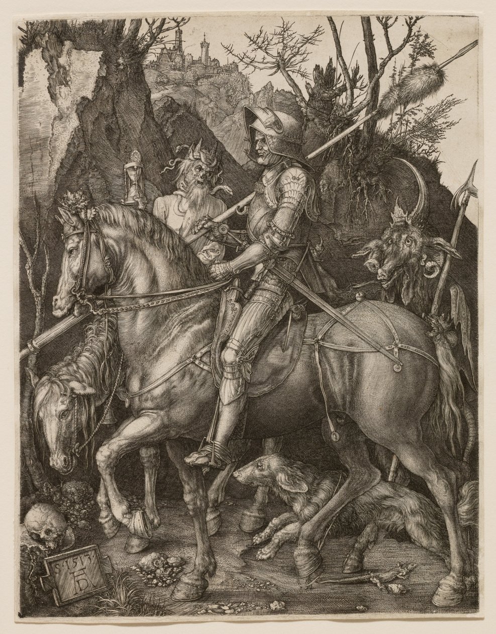 Rytíř, Smrt a ďábel od Albrecht Dürer