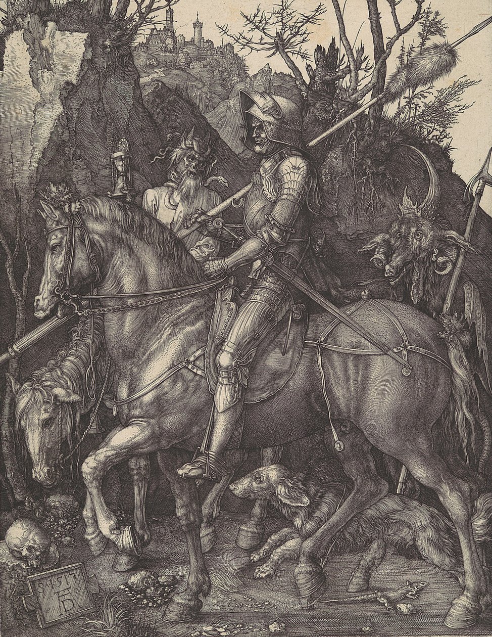 Rytíř, smrt a ďábel, 1513., 1513. od Albrecht Dürer