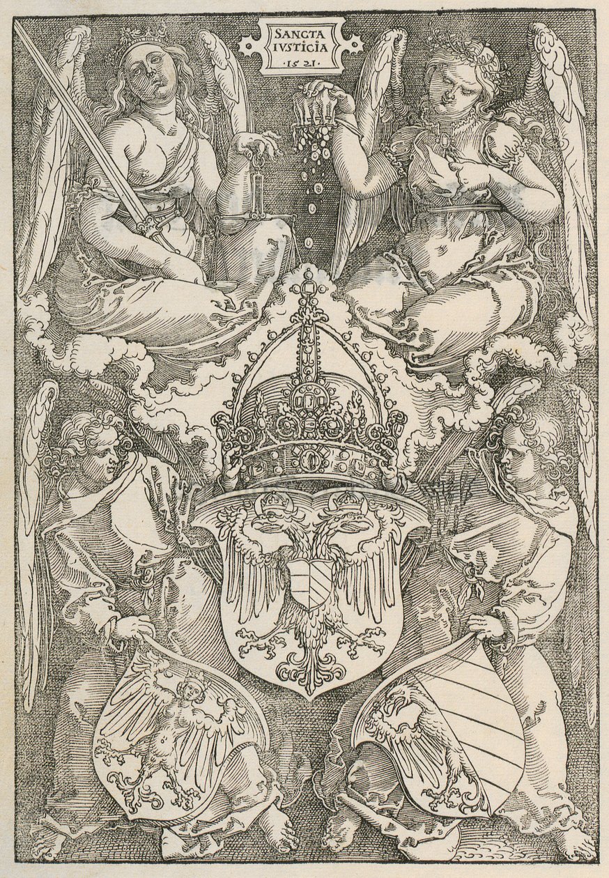 Uzel se štítkem ve tvaru srdce od Albrecht Dürer