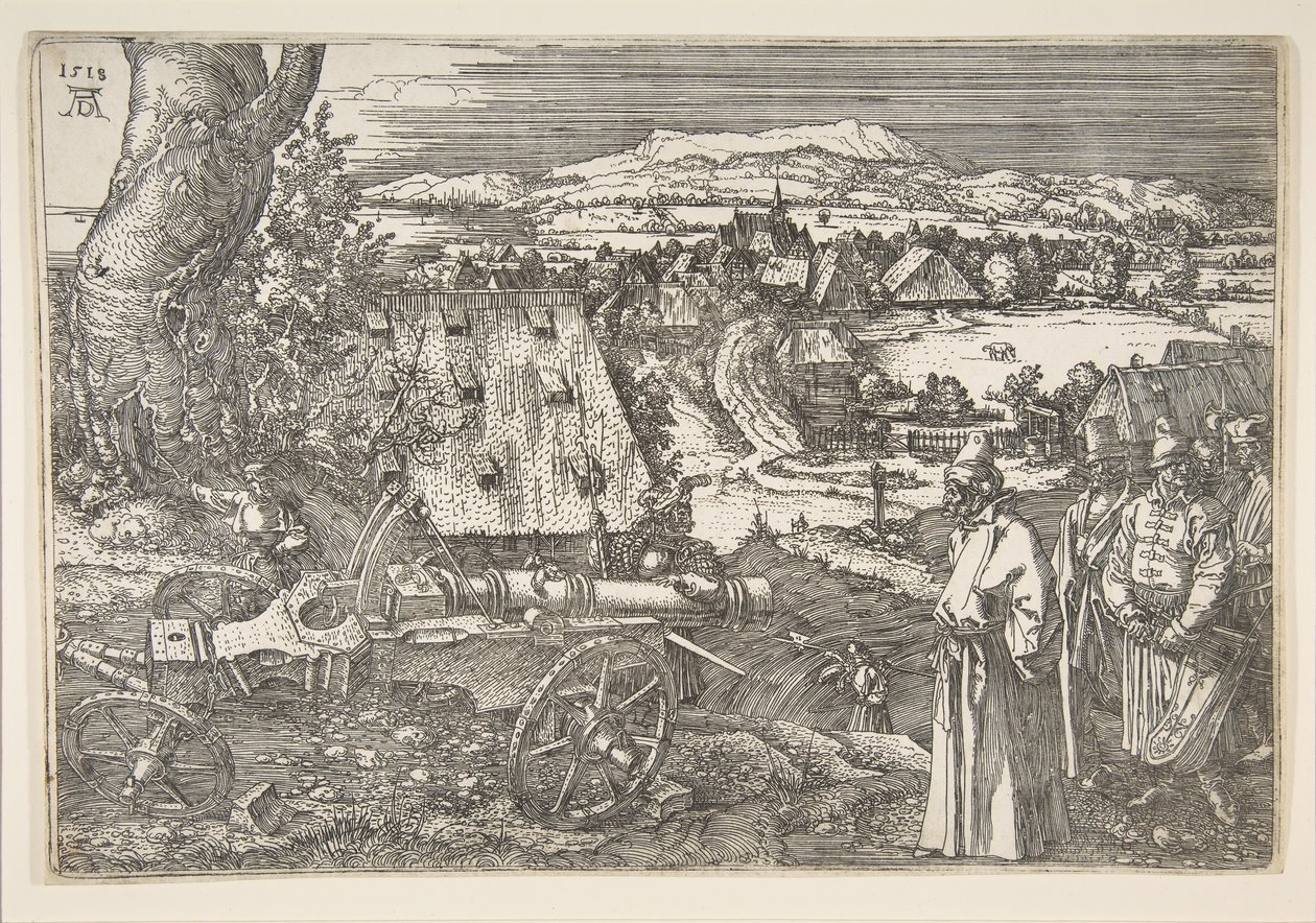 Krajina s dělem, 1518. od Albrecht Dürer