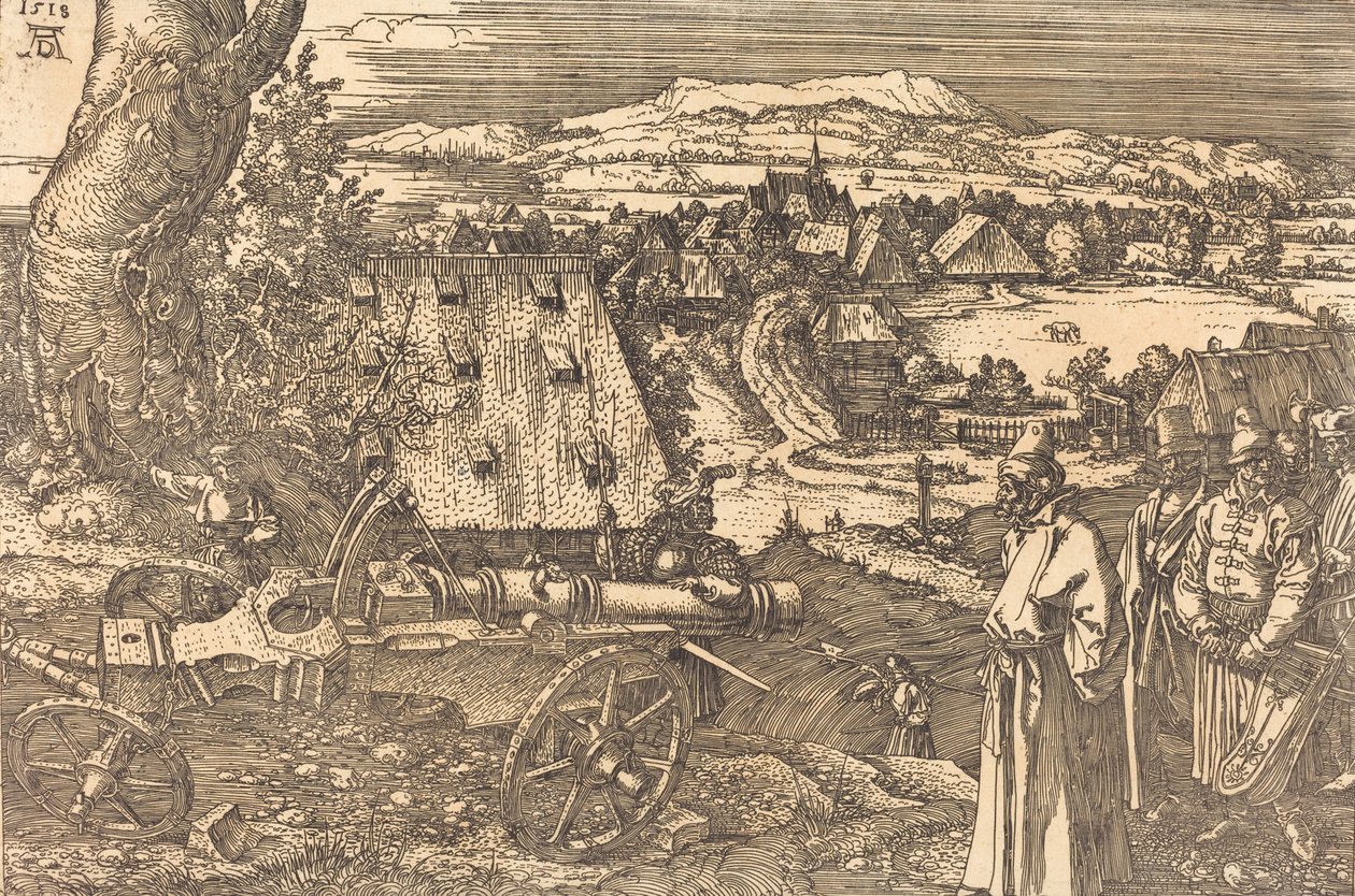 Krajina s dělem, 1518. od Albrecht Dürer