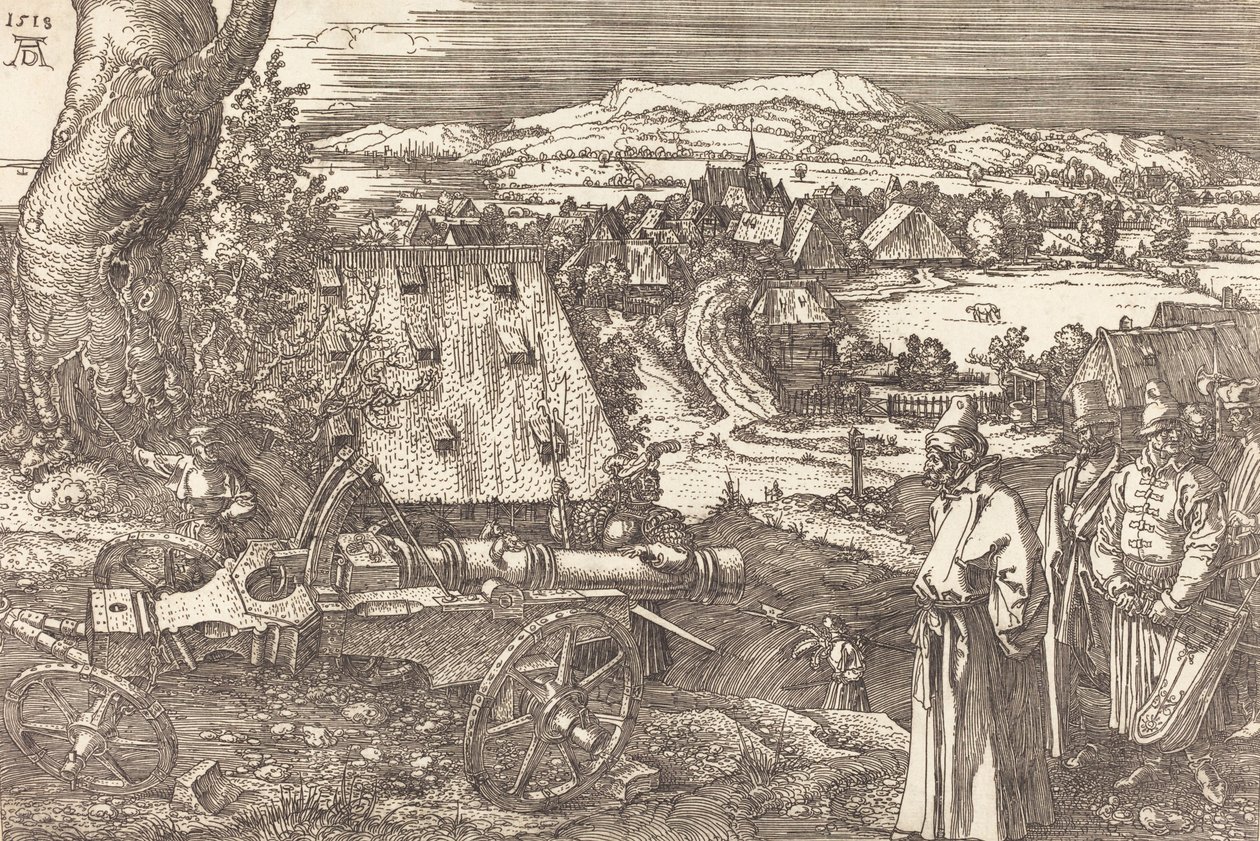 Krajina s dělem, 1518. od Albrecht Dürer