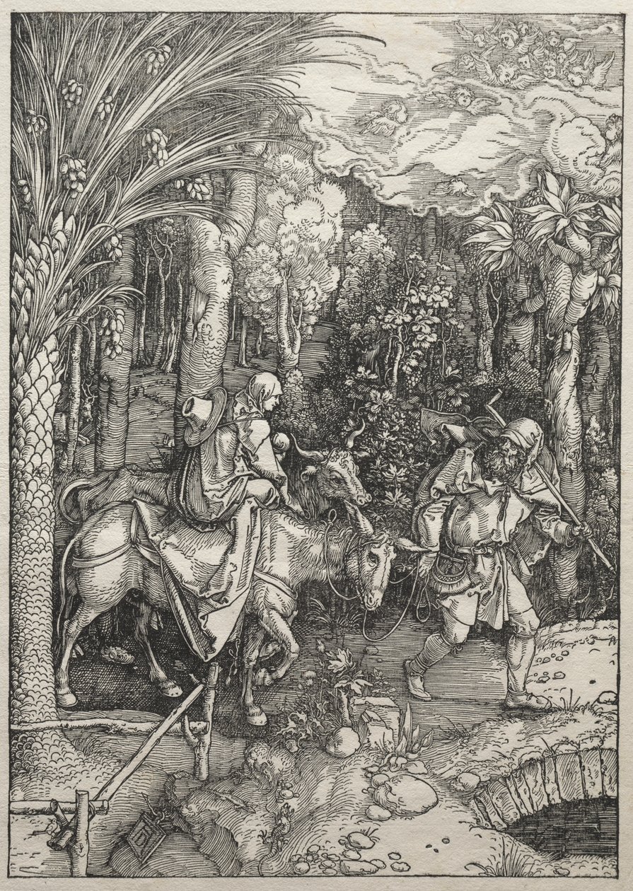 Život Panny: Útěk do Egypta od Albrecht Dürer