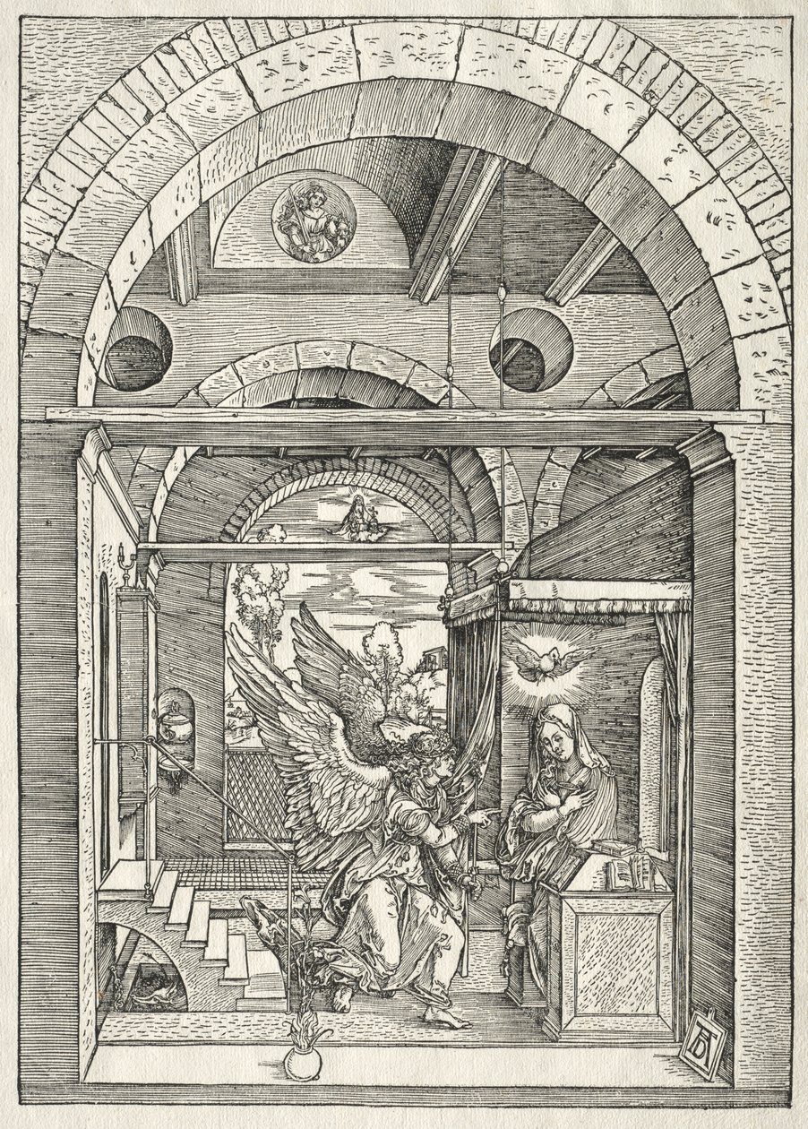 Život Panny Marie: Zvěstování od Albrecht Dürer