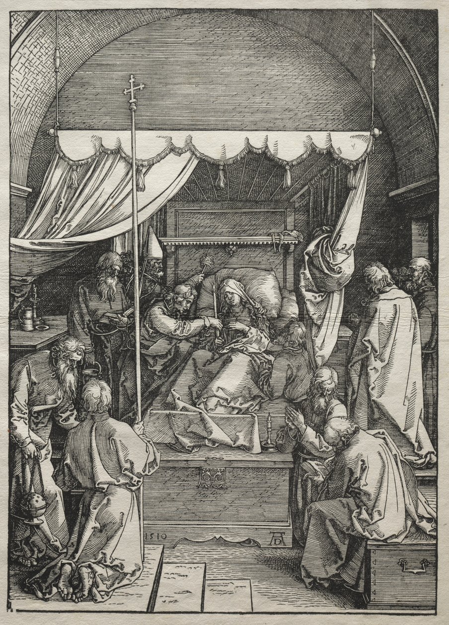 Život Panny: Smrt Panny od Albrecht Dürer