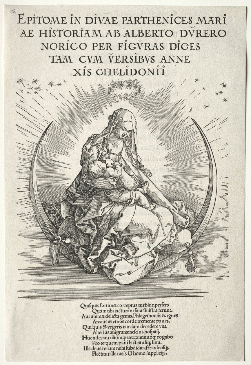 Život Panny: Titulní strana od Albrecht Dürer