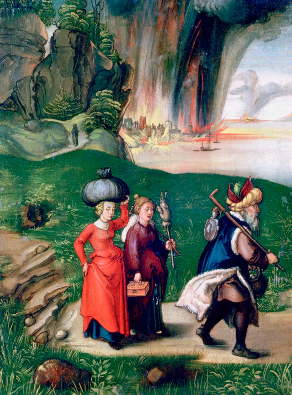 Lot a jeho dcery, 1496-1499 od Albrecht Dürer