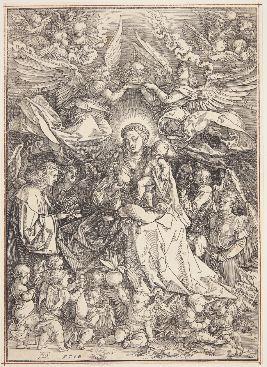 Madonna Královna andělů od Albrecht Dürer