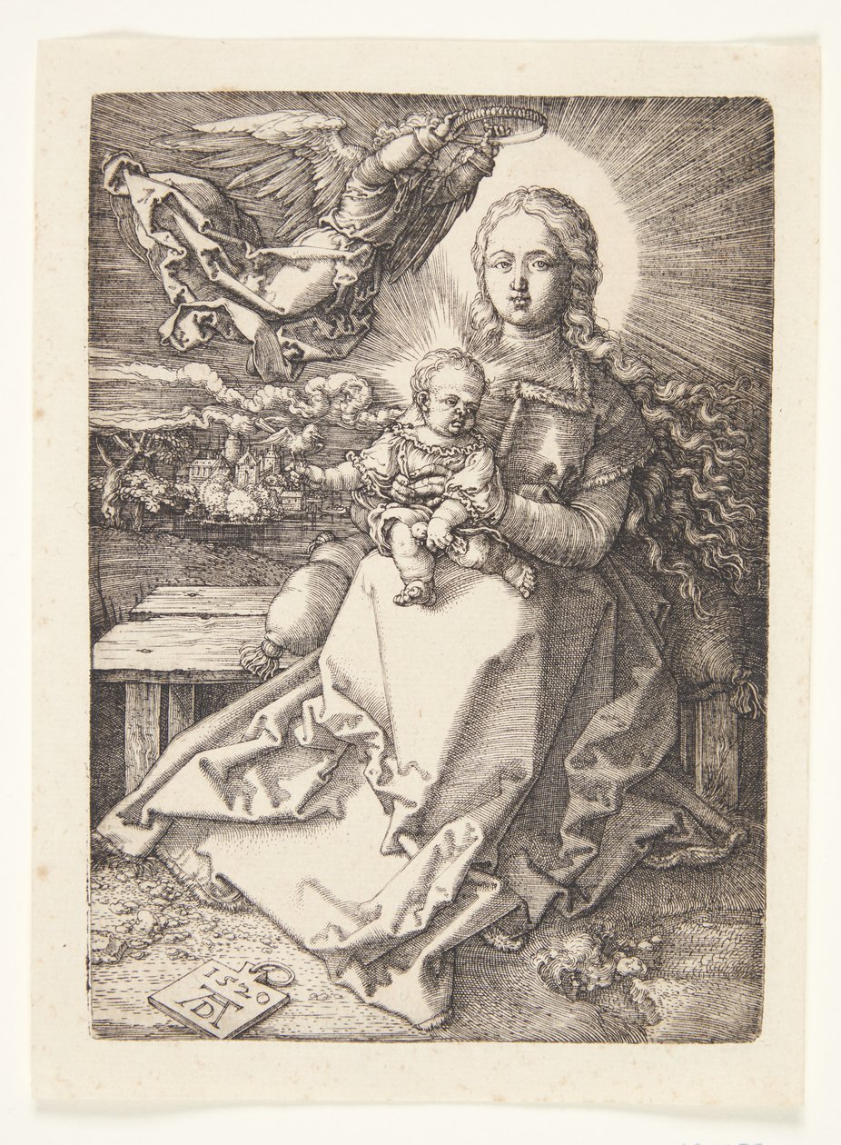 Madona korunovaná andělem od Albrecht Dürer