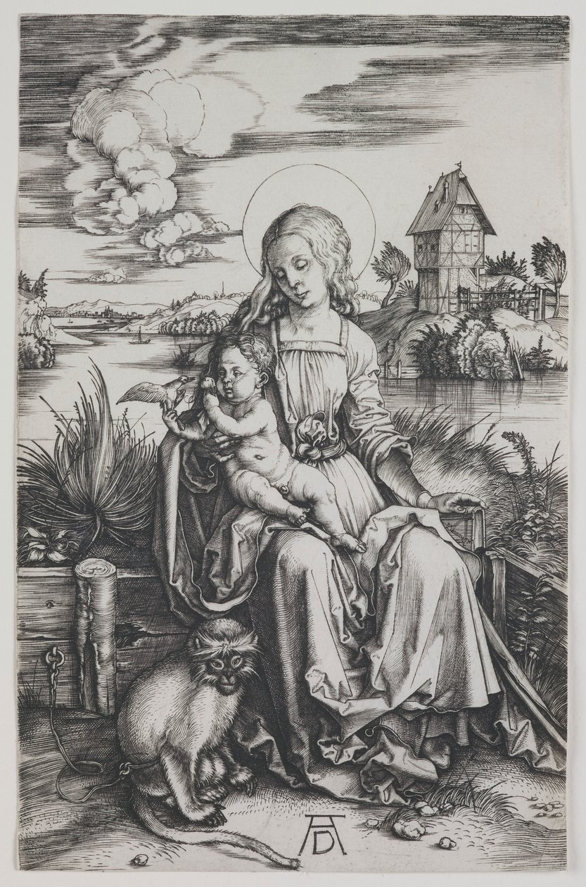 Madona s opicí od Albrecht Dürer