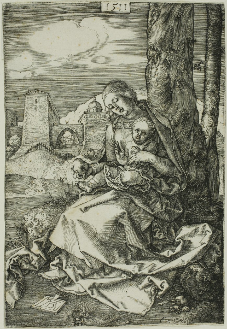 Madona s hruškou od Albrecht Dürer
