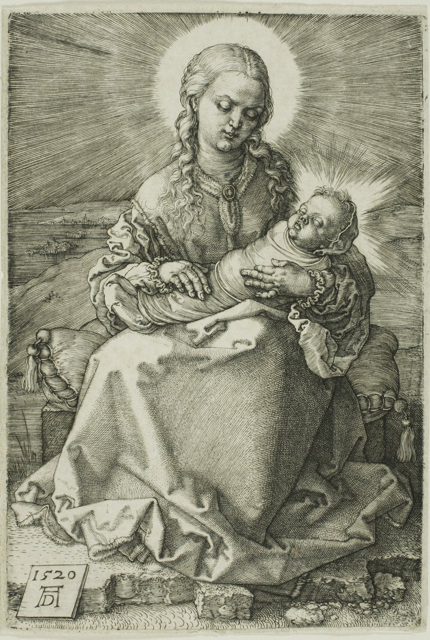 Madonna se zavinutým dítětem od Albrecht Dürer