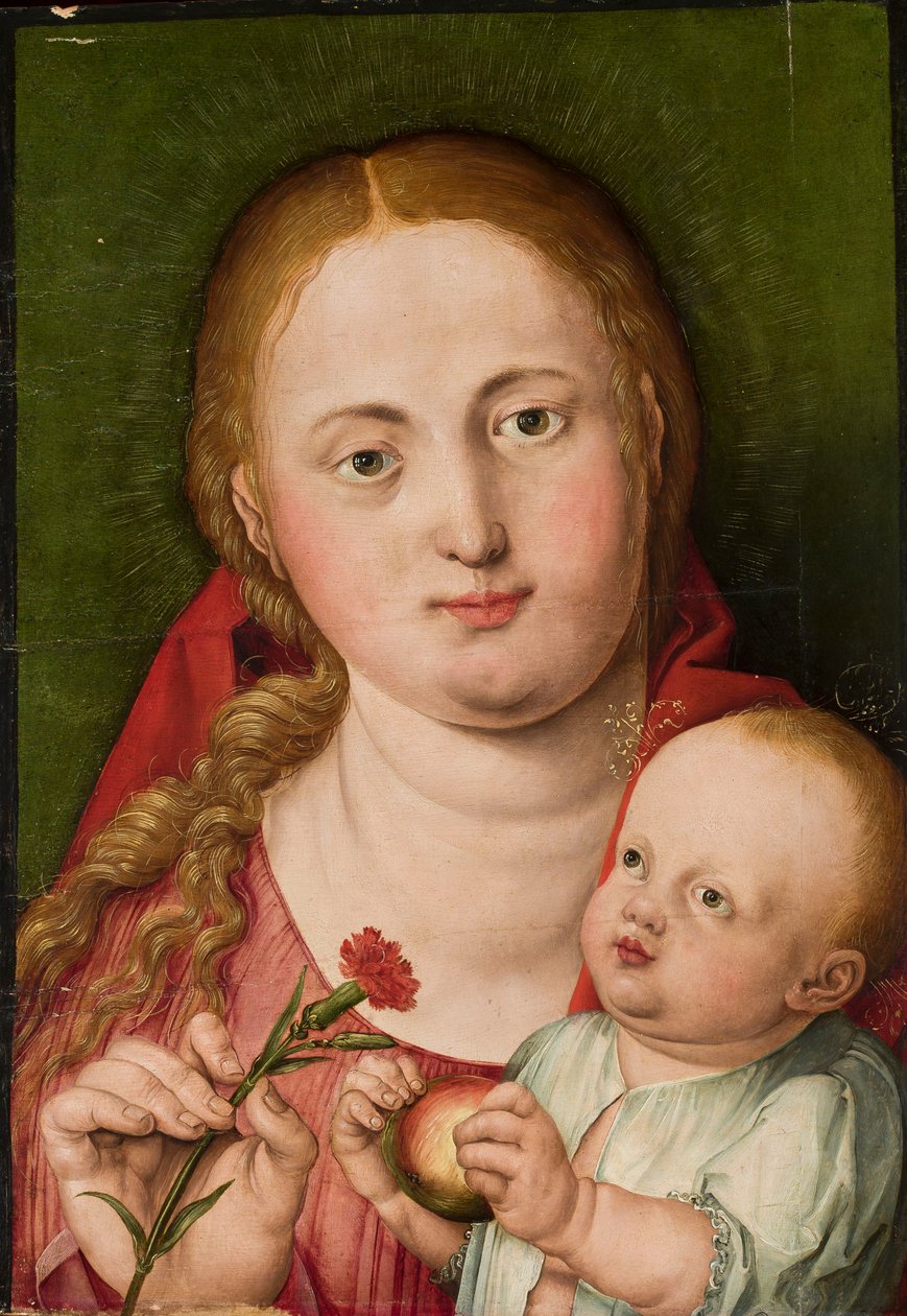 Madona s Ježíškem a hřebíčkem od Albrecht Dürer