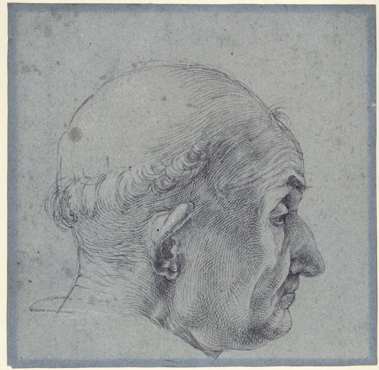Mužská hlava z profilu od Albrecht Dürer