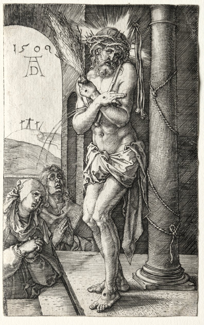 Muž bolesti u sloupu, 1509. od Albrecht Dürer