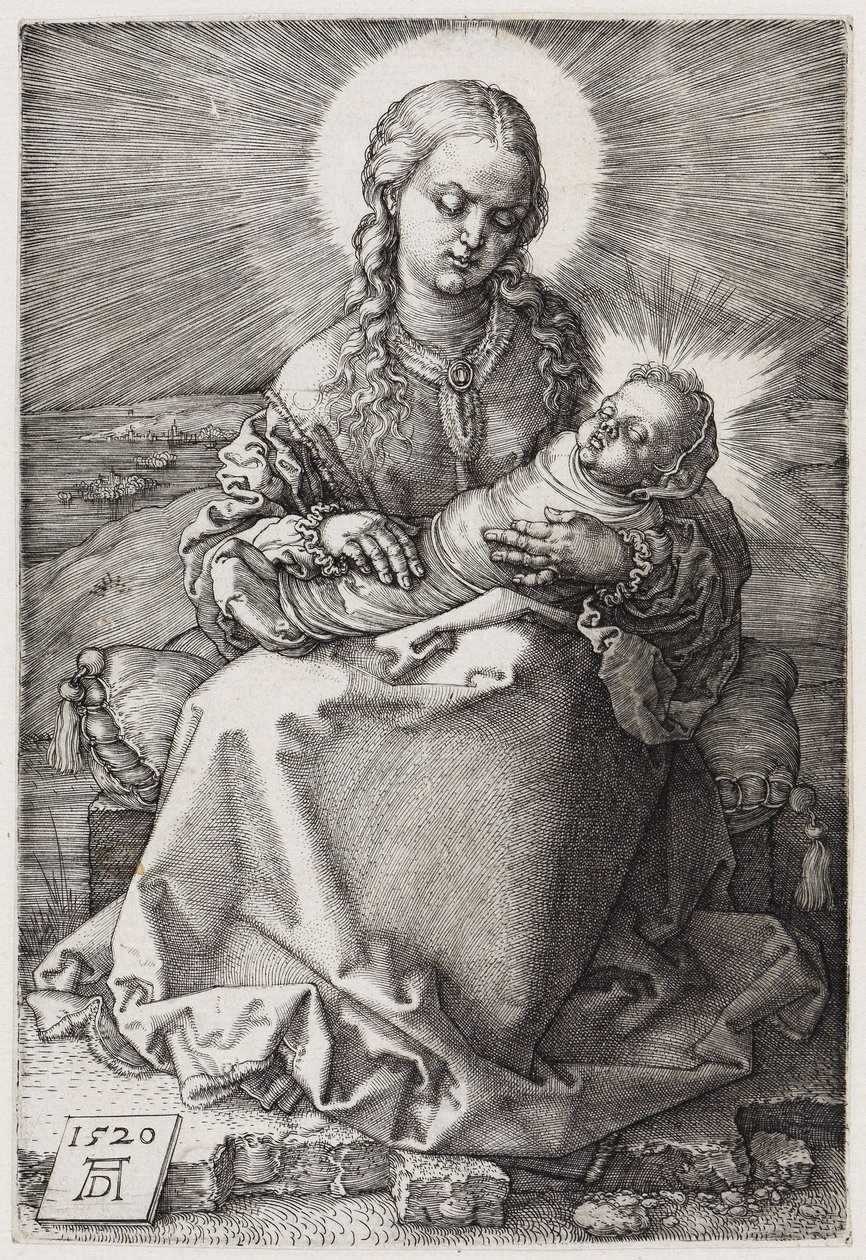 Marie s dítětem v plénkách od Albrecht Dürer