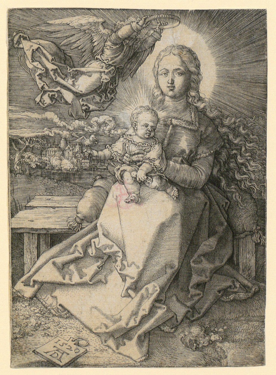 Marie korunovaná andělem od Albrecht Dürer