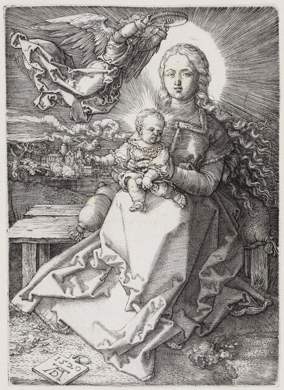Marie korunovaná andělem od Albrecht Dürer