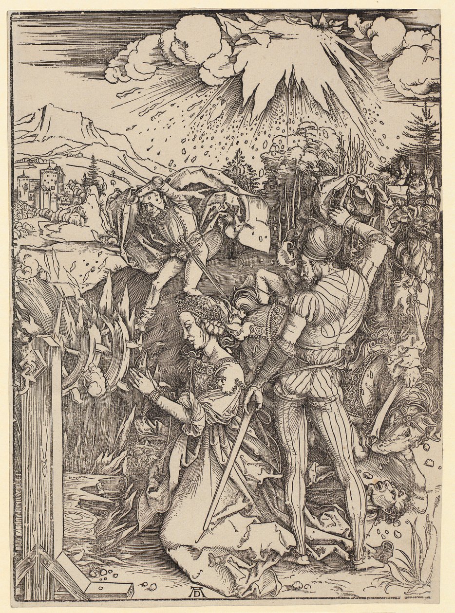 Mučednictví svaté Kateřiny od Albrecht Dürer