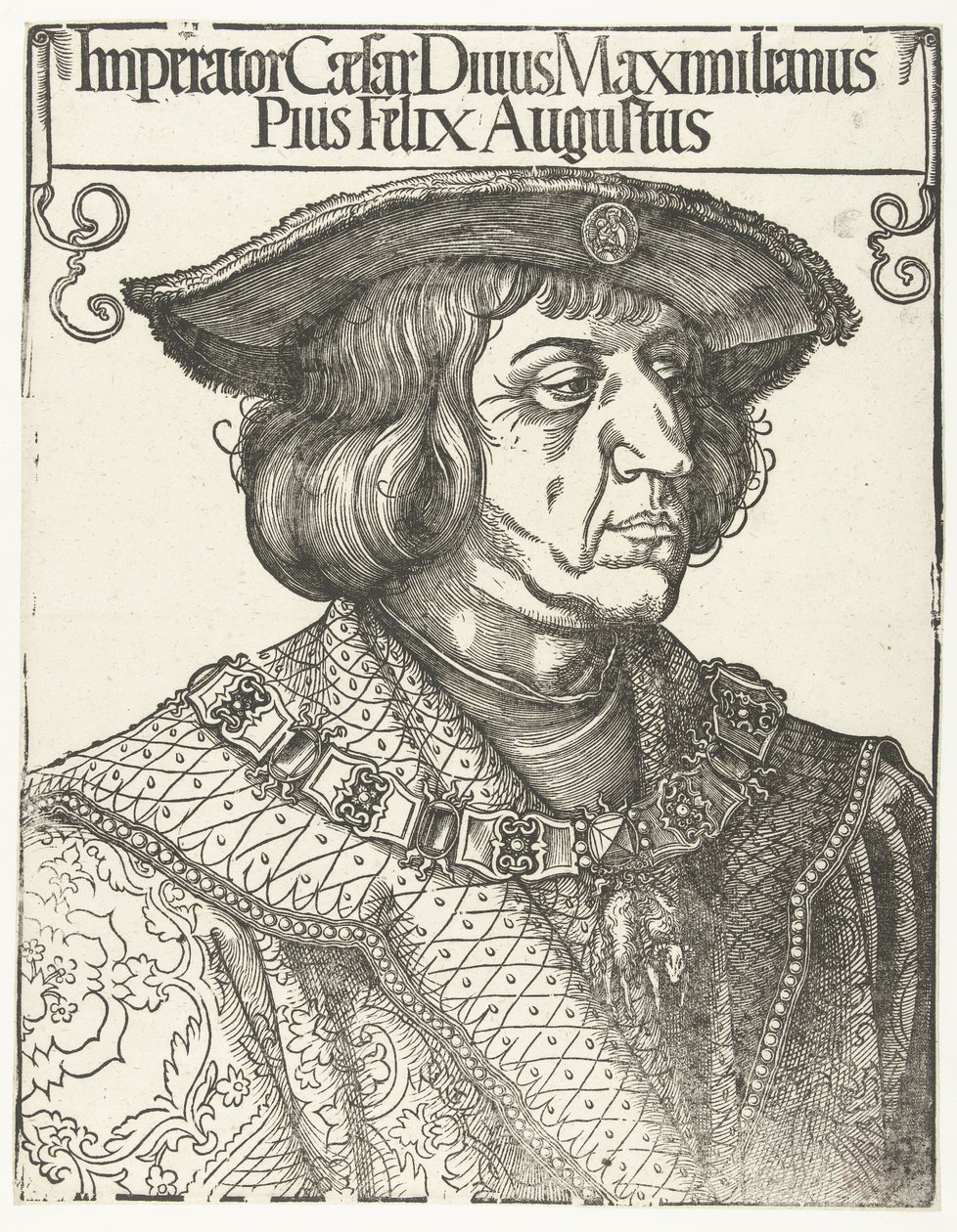 Maxmilián I. od Albrecht Dürer