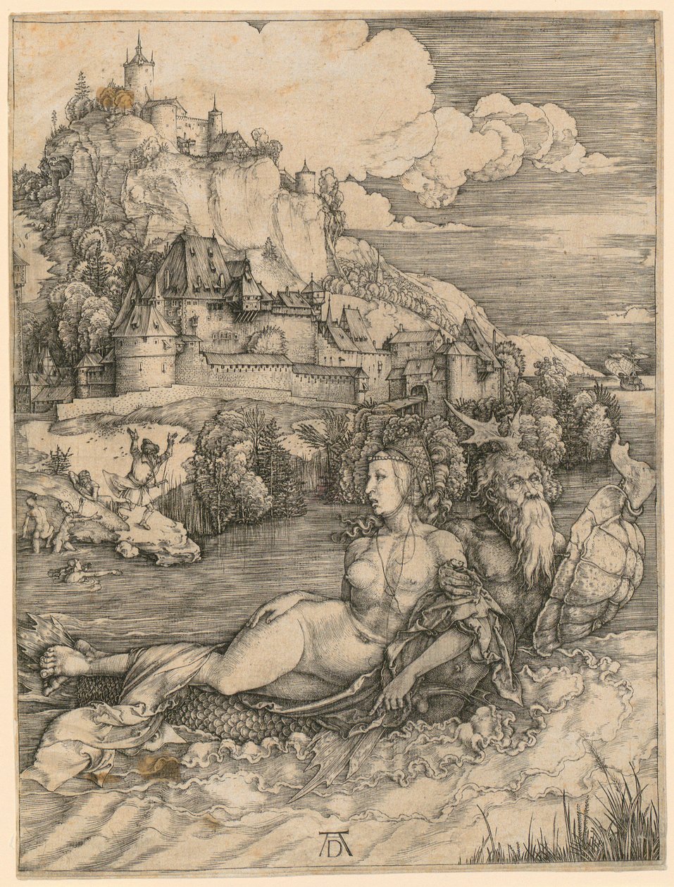 Mořská příšera od Albrecht Dürer