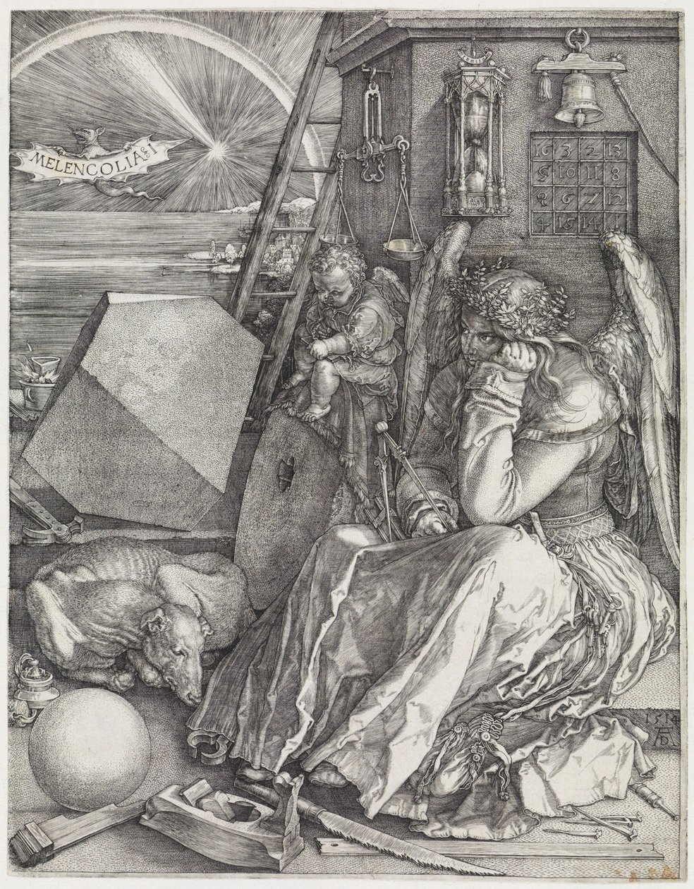 Melencolia I (Melancholie) od Albrecht Dürer