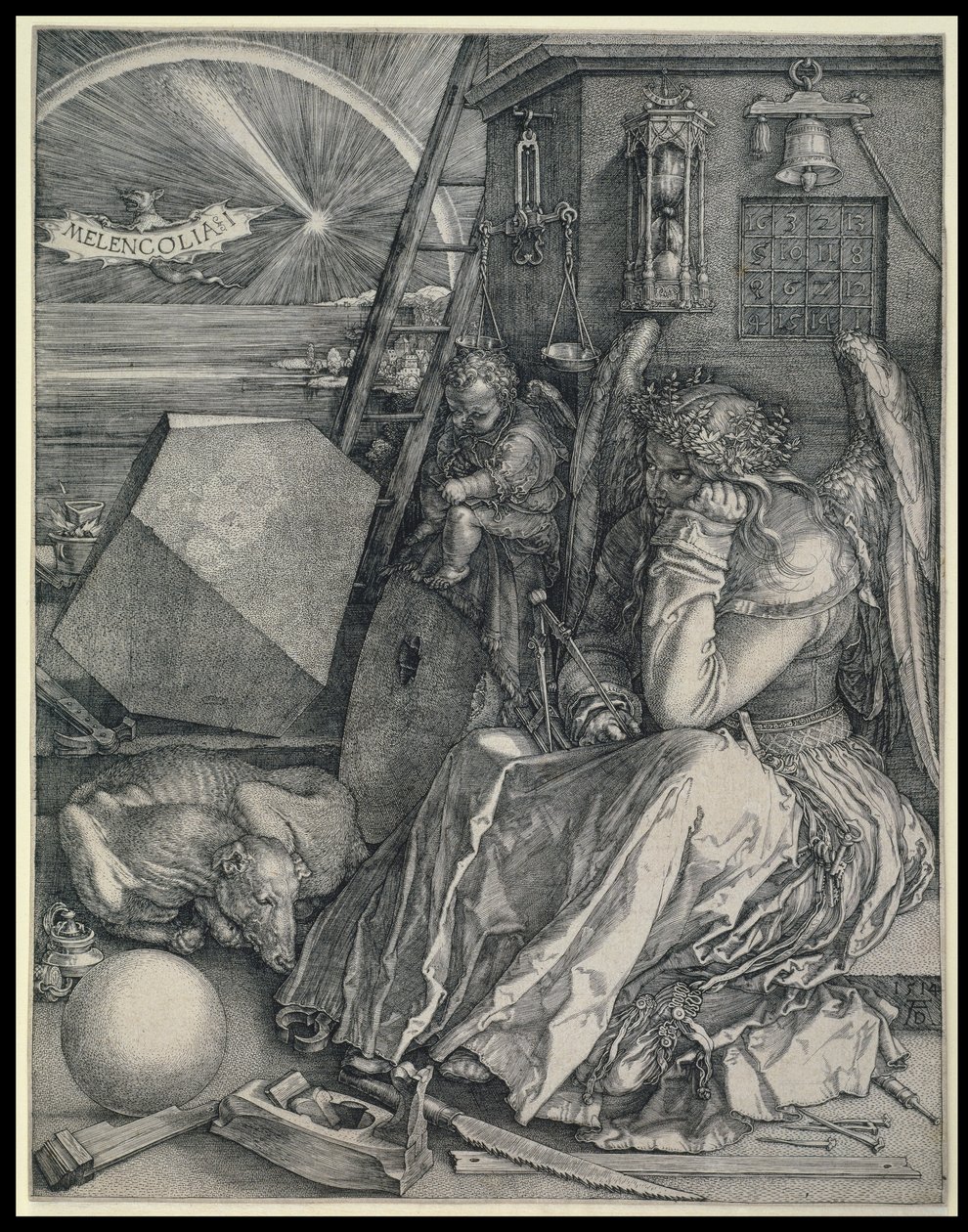 Melencolia I (Melancholie) od Albrecht Dürer
