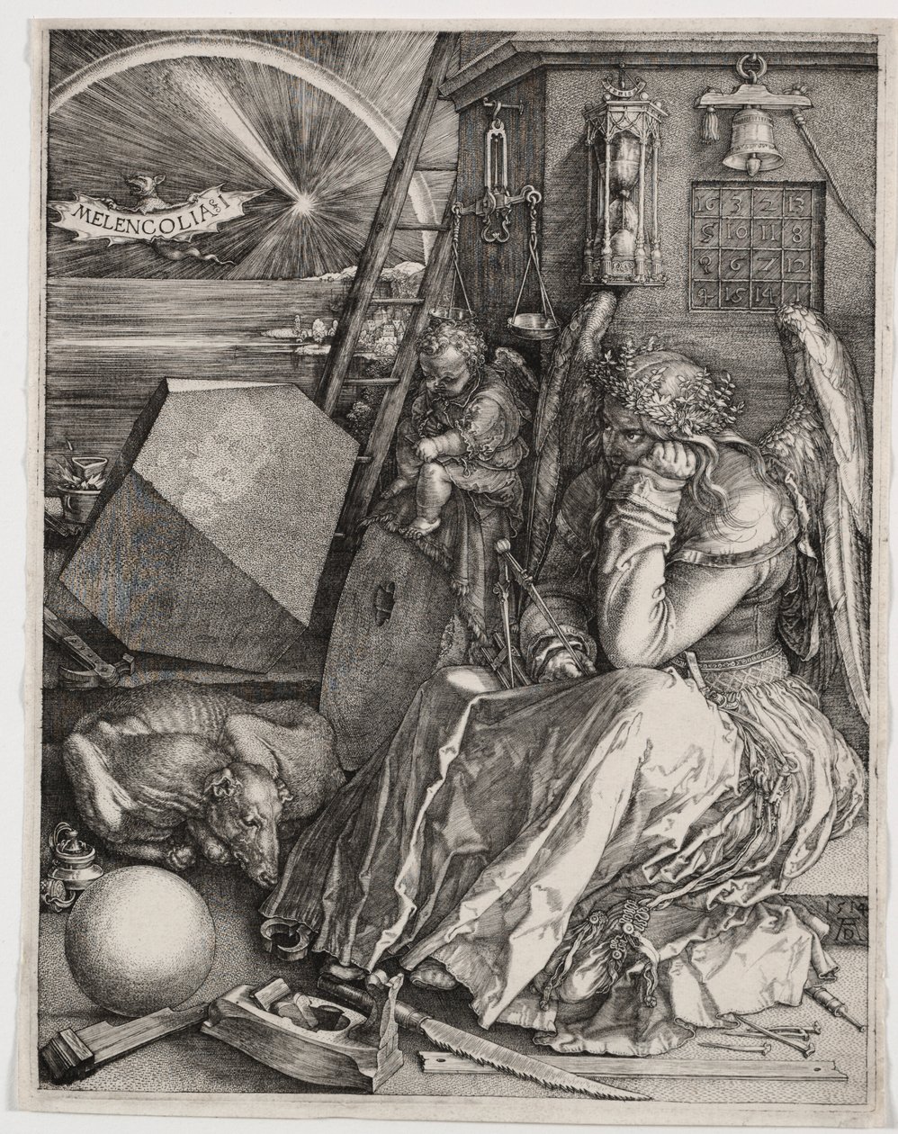 Melankolie I od Albrecht Dürer