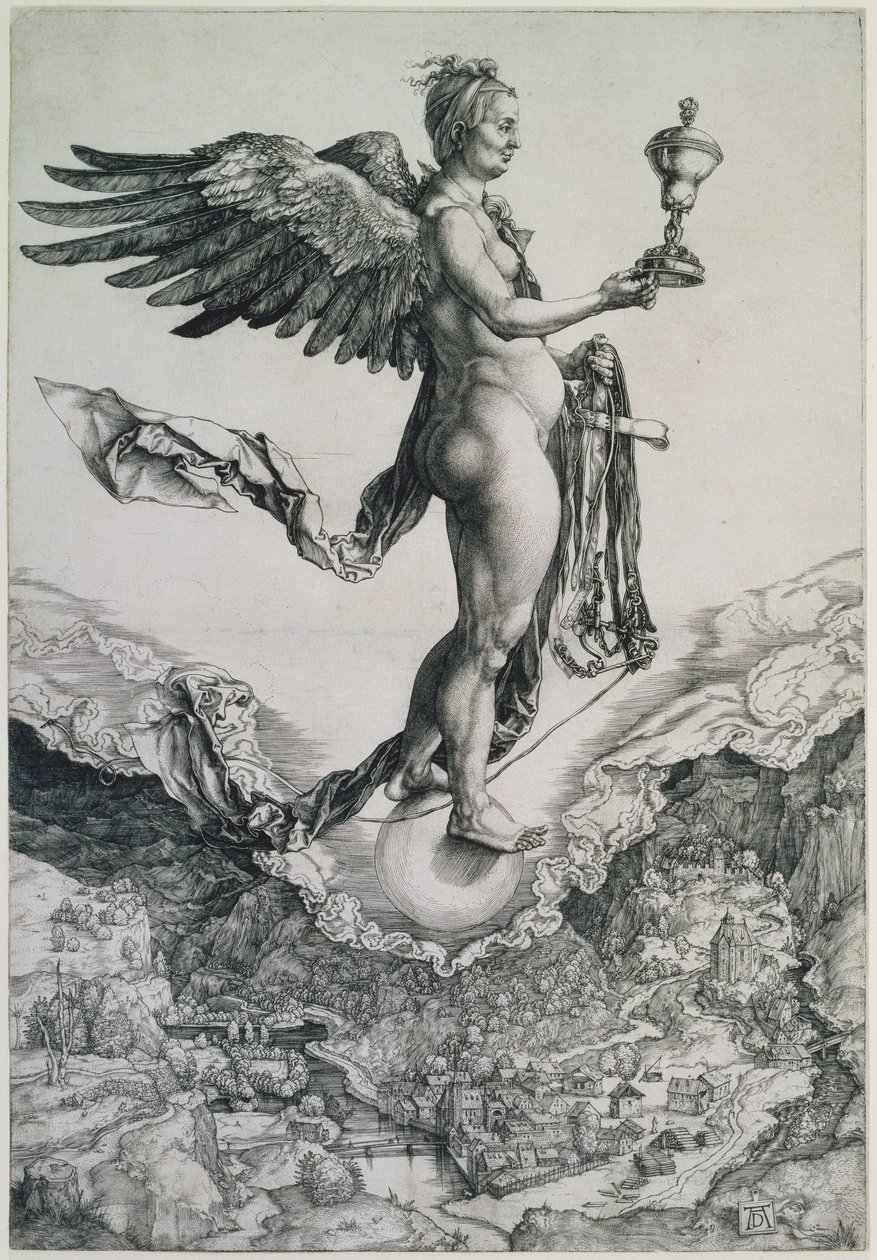 Némesis (Velké štěstí) od Albrecht Dürer