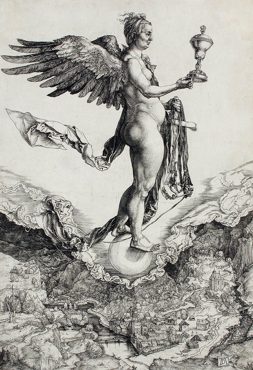 Nemesis (Velké štěstí) od Albrecht Dürer