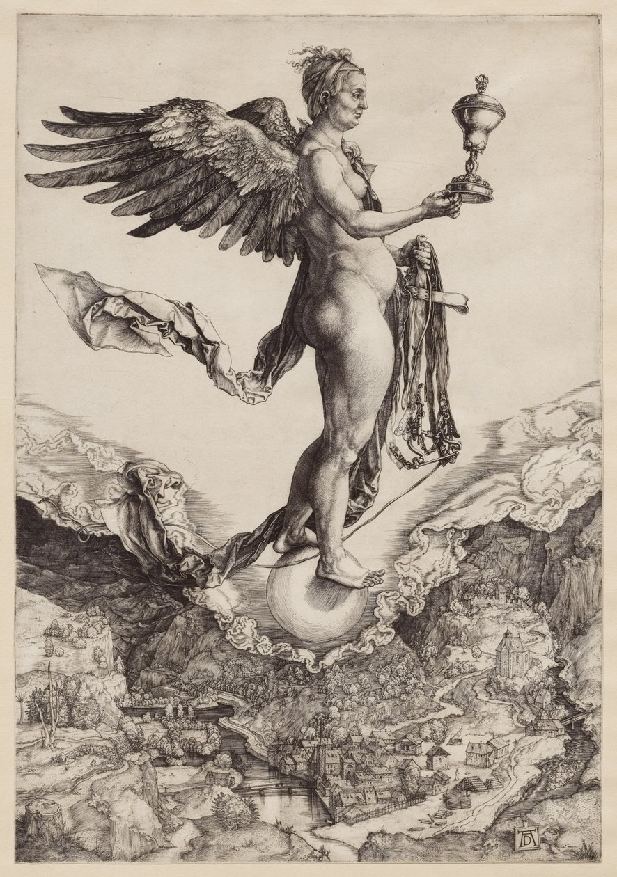 Némesis (Velké štěstí) od Albrecht Dürer