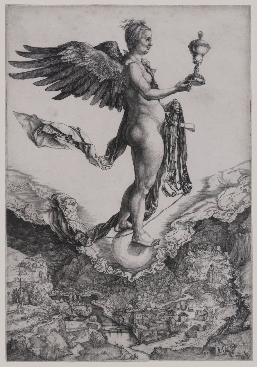 Némesis (Velké štěstí) od Albrecht Dürer