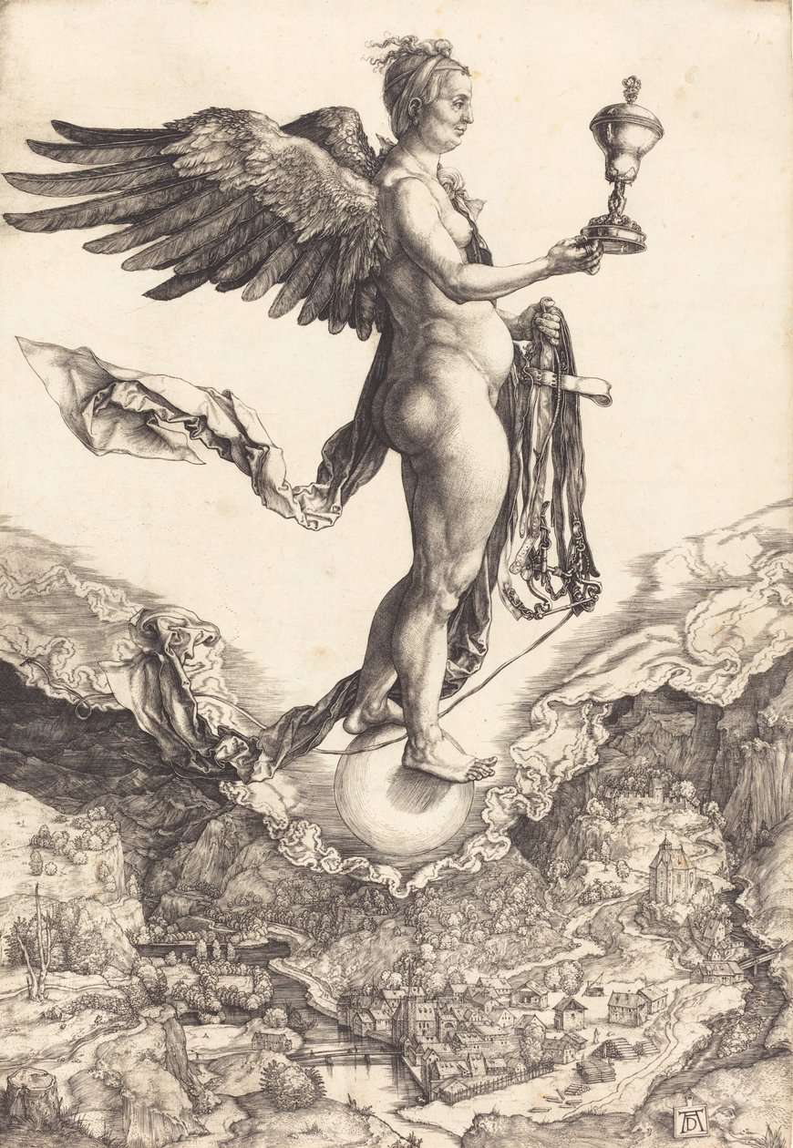 Nemesis The Great Fortune, c. 15011502. od Albrecht Dürer