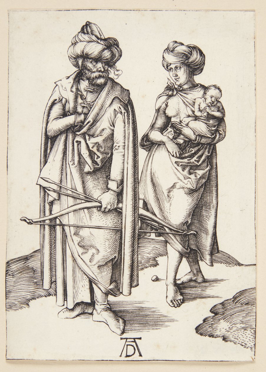 Orientální rodina od Albrecht Dürer
