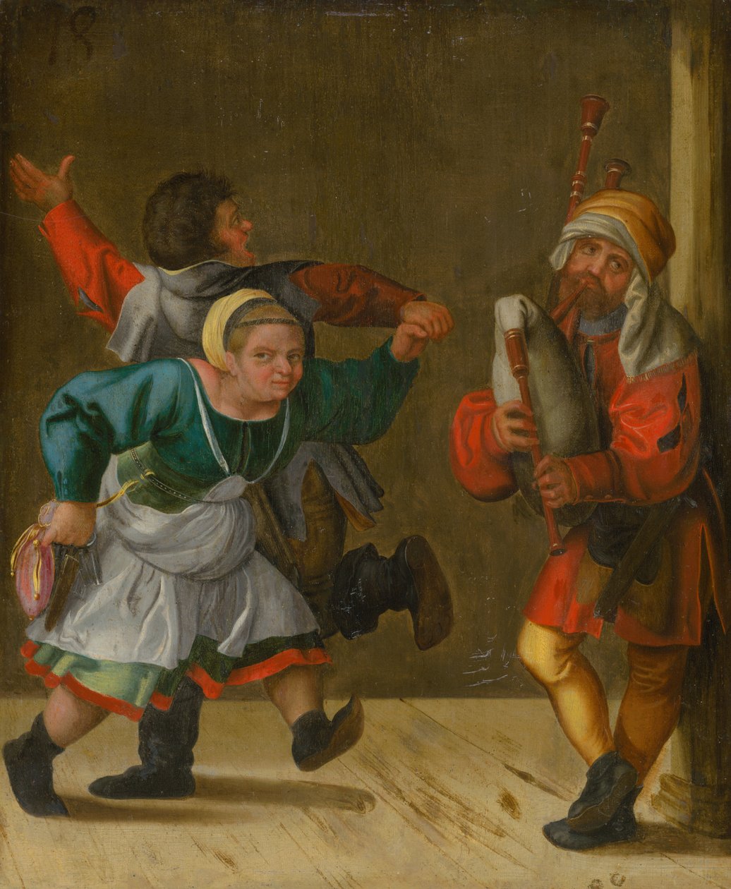 Selský tanec, kolem roku 1600 od Albrecht Dürer