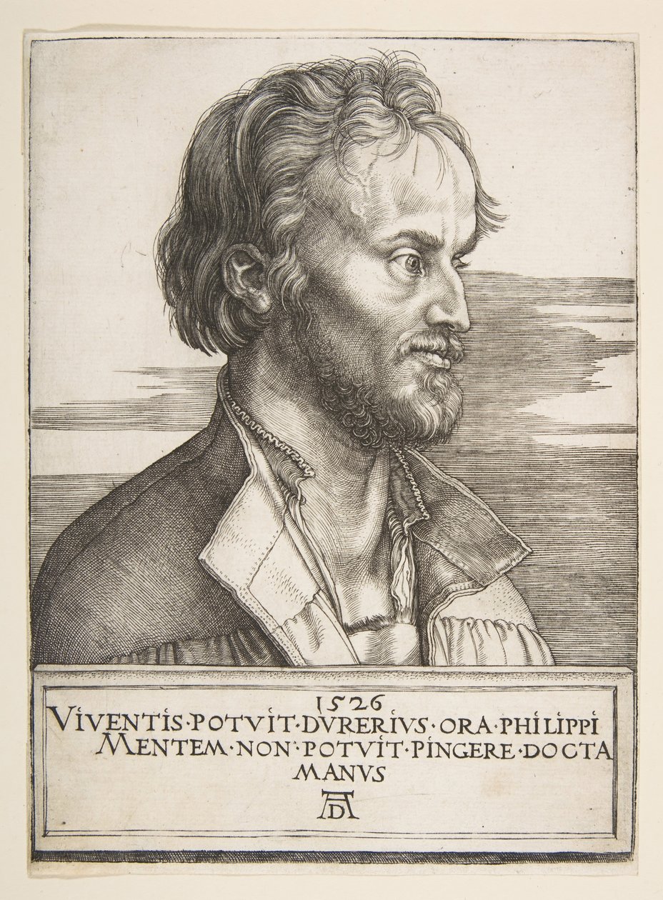 Philip Melanchthon, 1526. od Albrecht Dürer