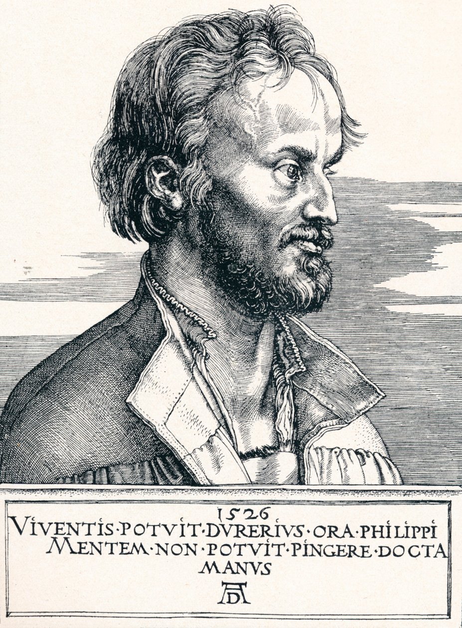 Philipp Melanchthon, 1526 1906. od Albrecht Dürer