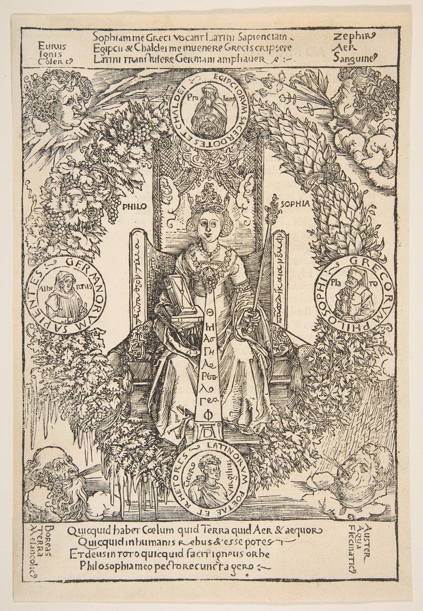 Filosofie.n.d. od Albrecht Dürer