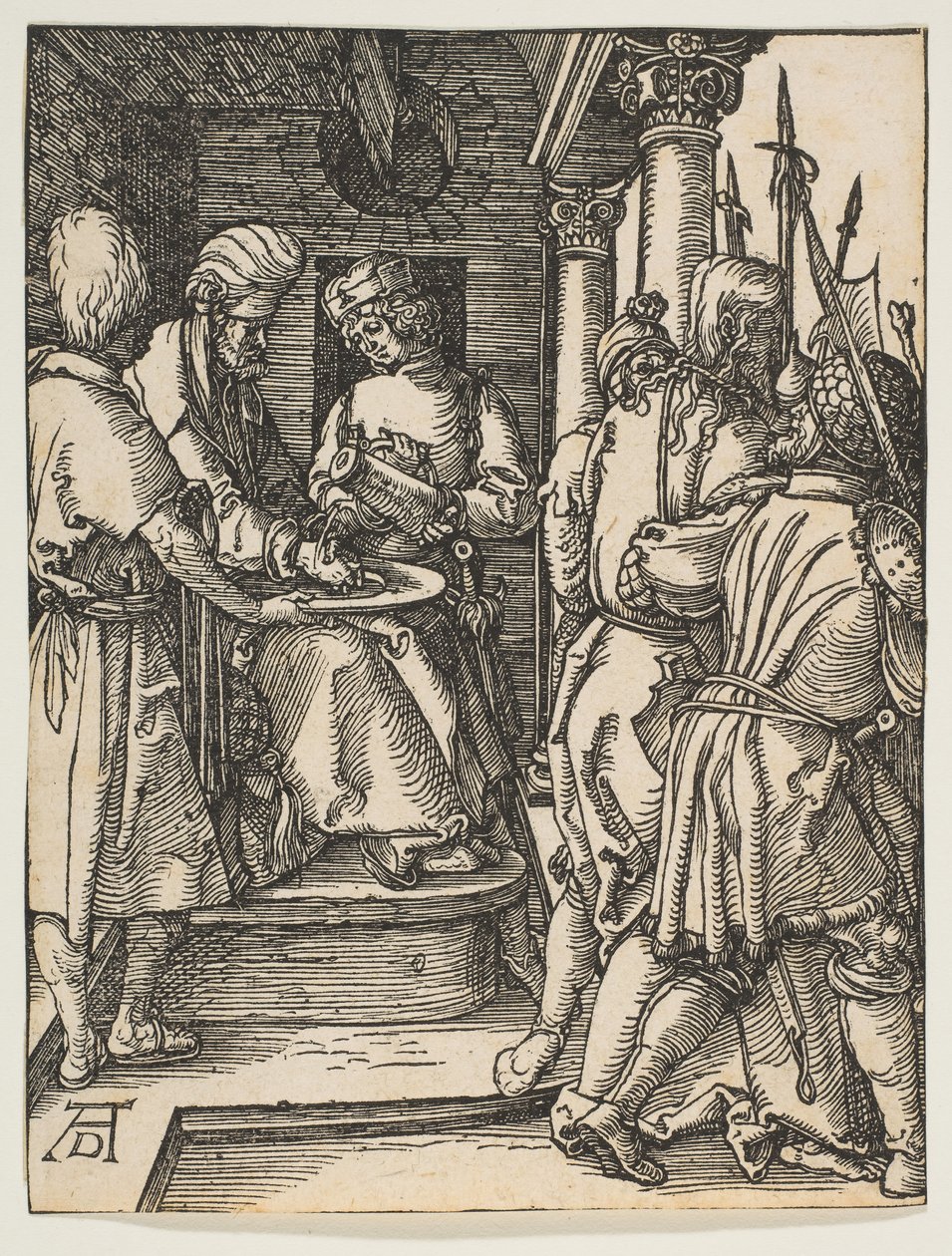 Pilát si myje ruce, z The Small Passion, ca. 1509. od Albrecht Dürer