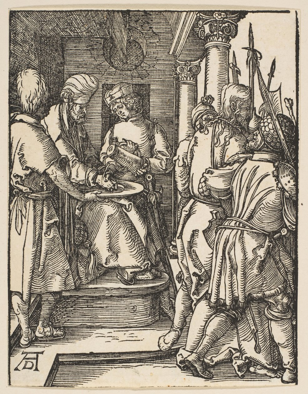 Pilát si myje ruce, z The Small Passion, ca. 1509. od Albrecht Dürer