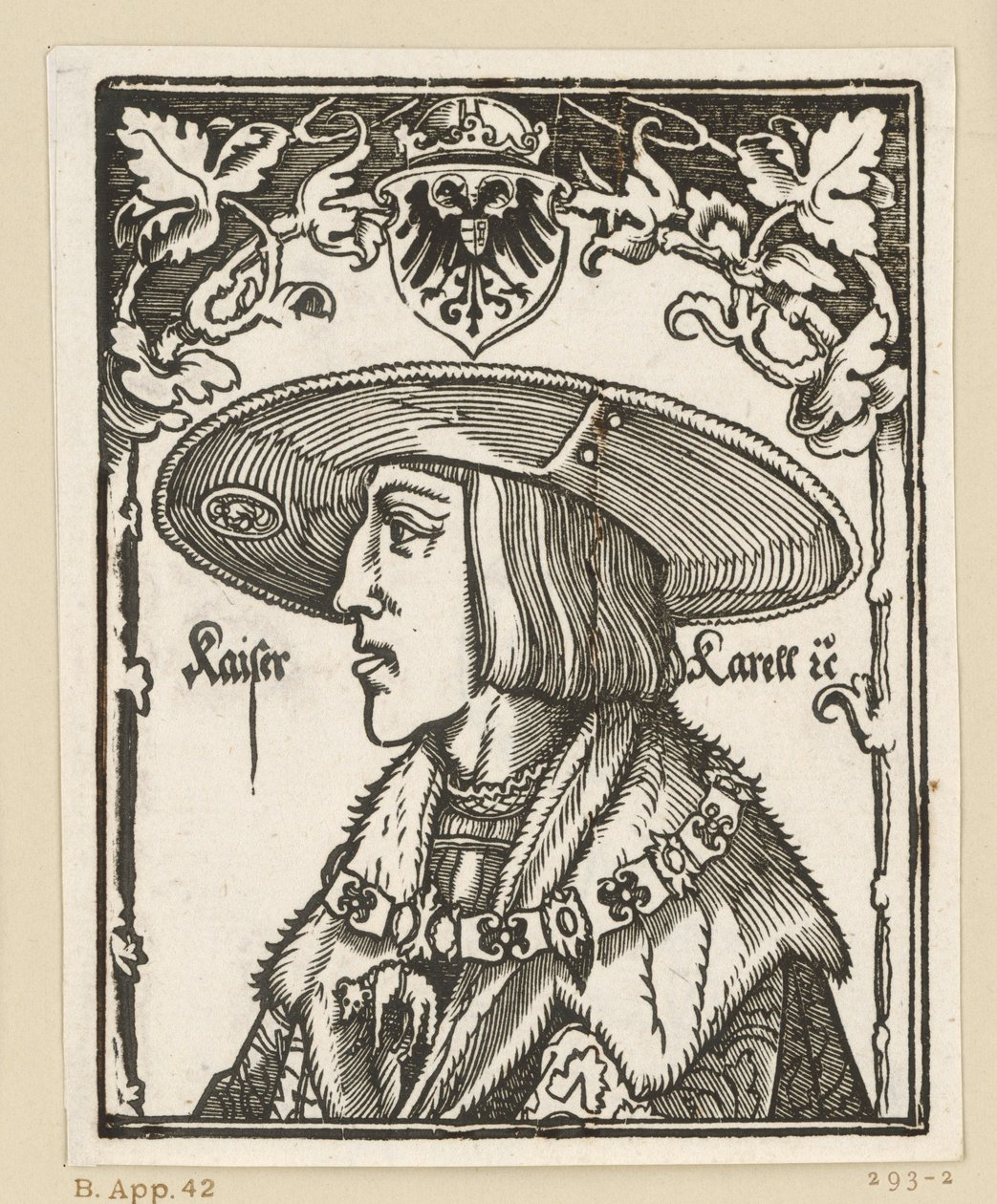 Portrét Karla V. od Albrecht Dürer