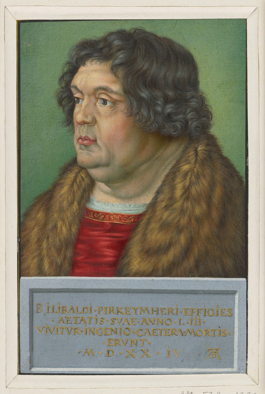 Portrét Willibalda Pirckheimera od Albrecht Dürer