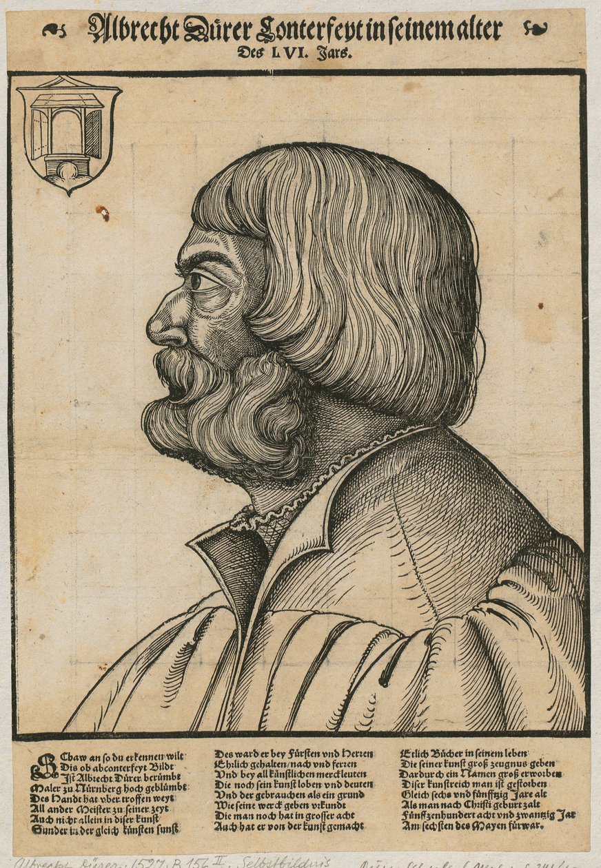 Portrét Albrechta Dürera od Albrecht Dürer