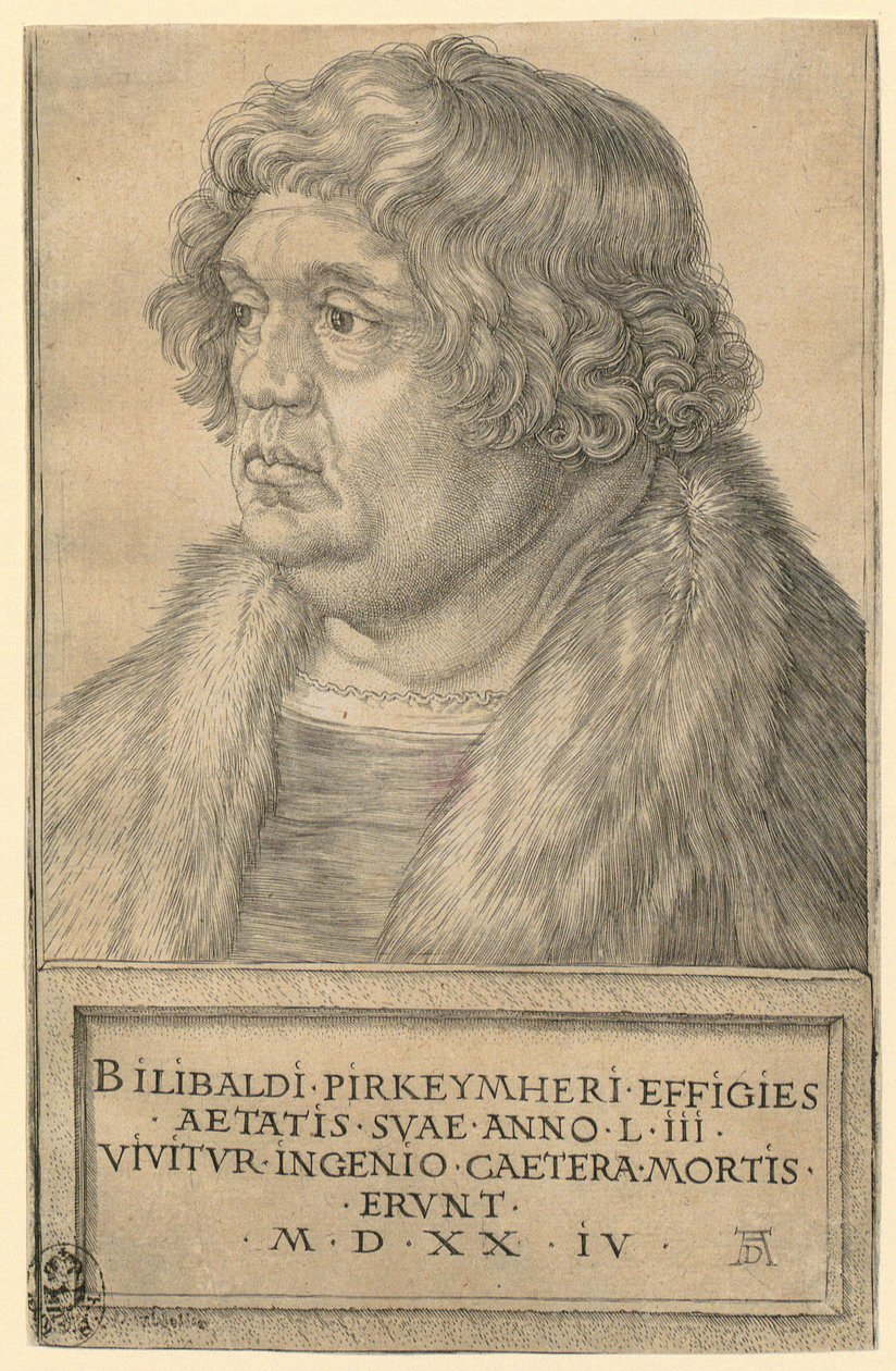 Portrét Willibalda Pirckheimera od Albrecht Dürer