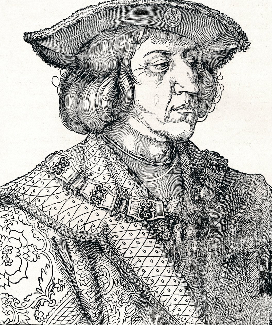 Portrét císaře Maxmiliána I., 1511, 1906 od Albrecht Dürer