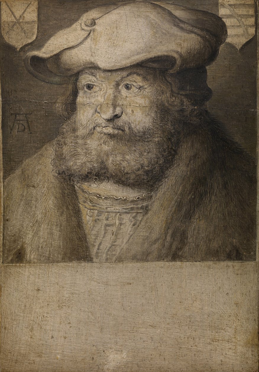 Portrét Fridricha III., saského kurfiřta 1463-1525, c. 1525 od Albrecht Dürer