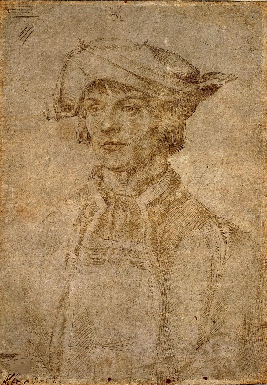 Portrét Lucase van Leydena, 1521. od Albrecht Dürer