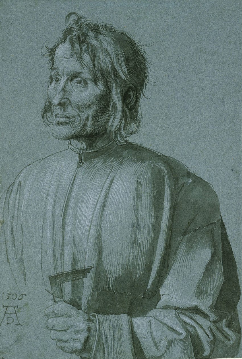 Portrét architekta Hieronyma von Augsburg, 1506 od Albrecht Dürer
